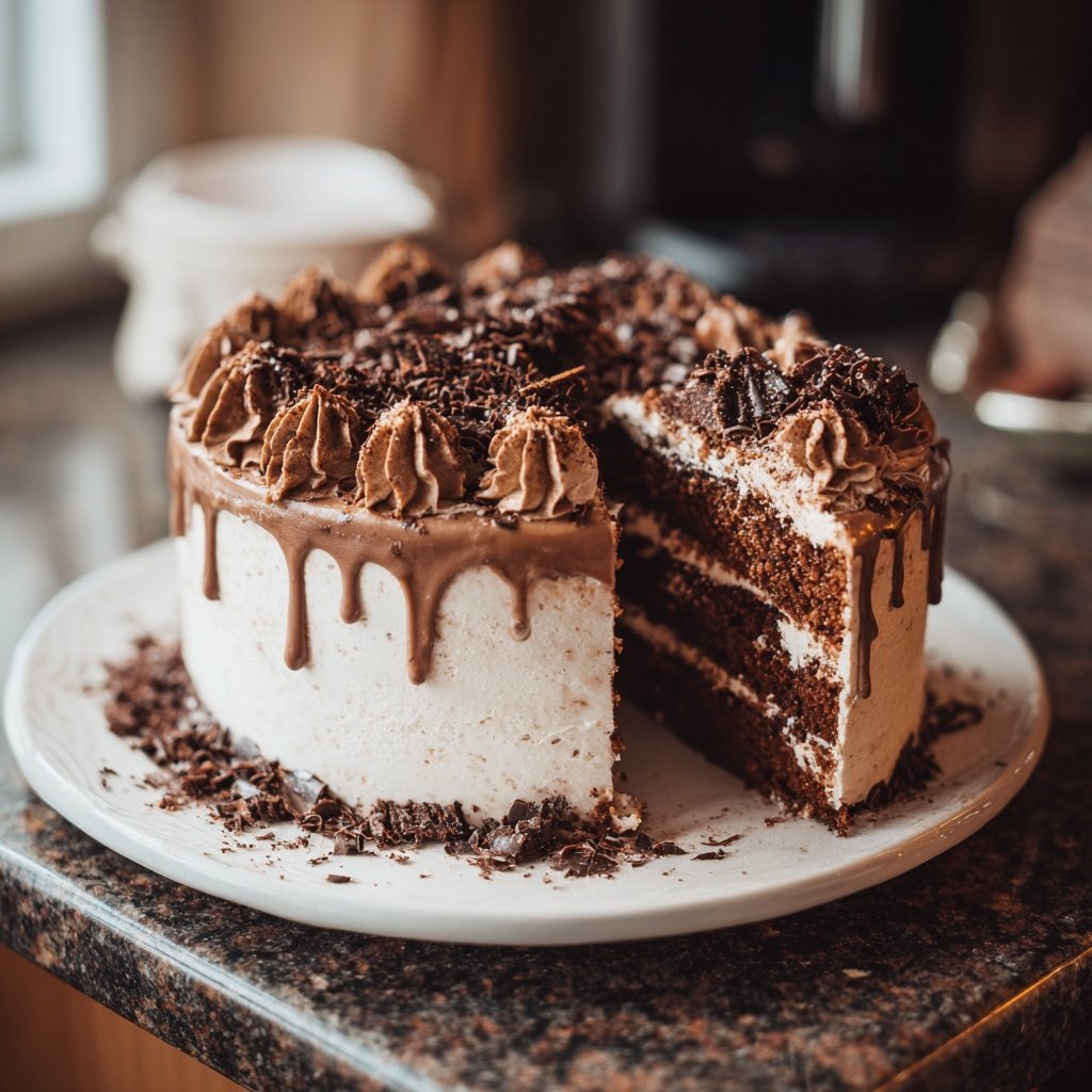 Classic Chocolate Cake With Buttercream