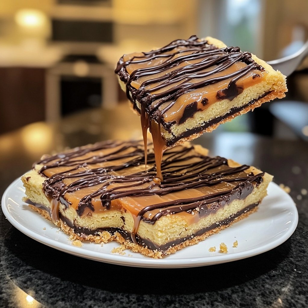 Chocolate Caramel Shortbread