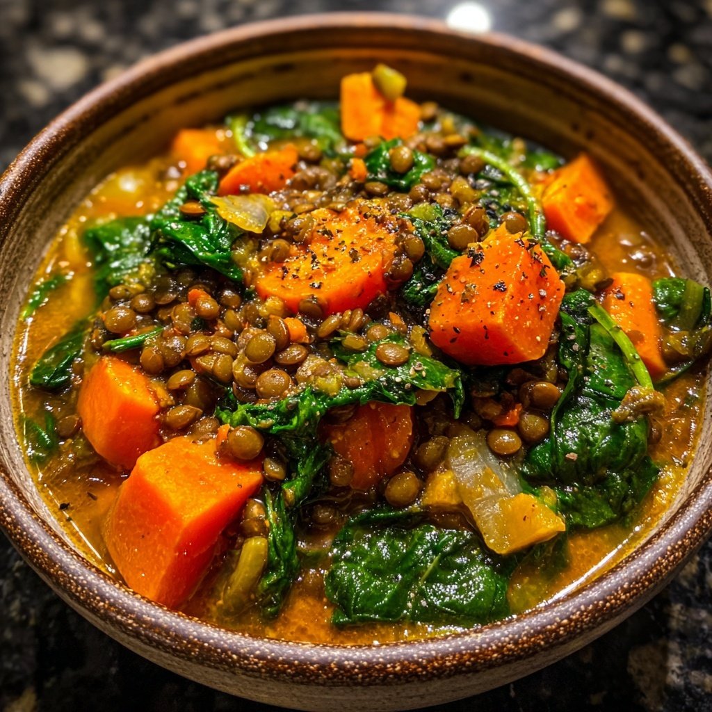 Healthy Dinner Lentil Vegetable Stew