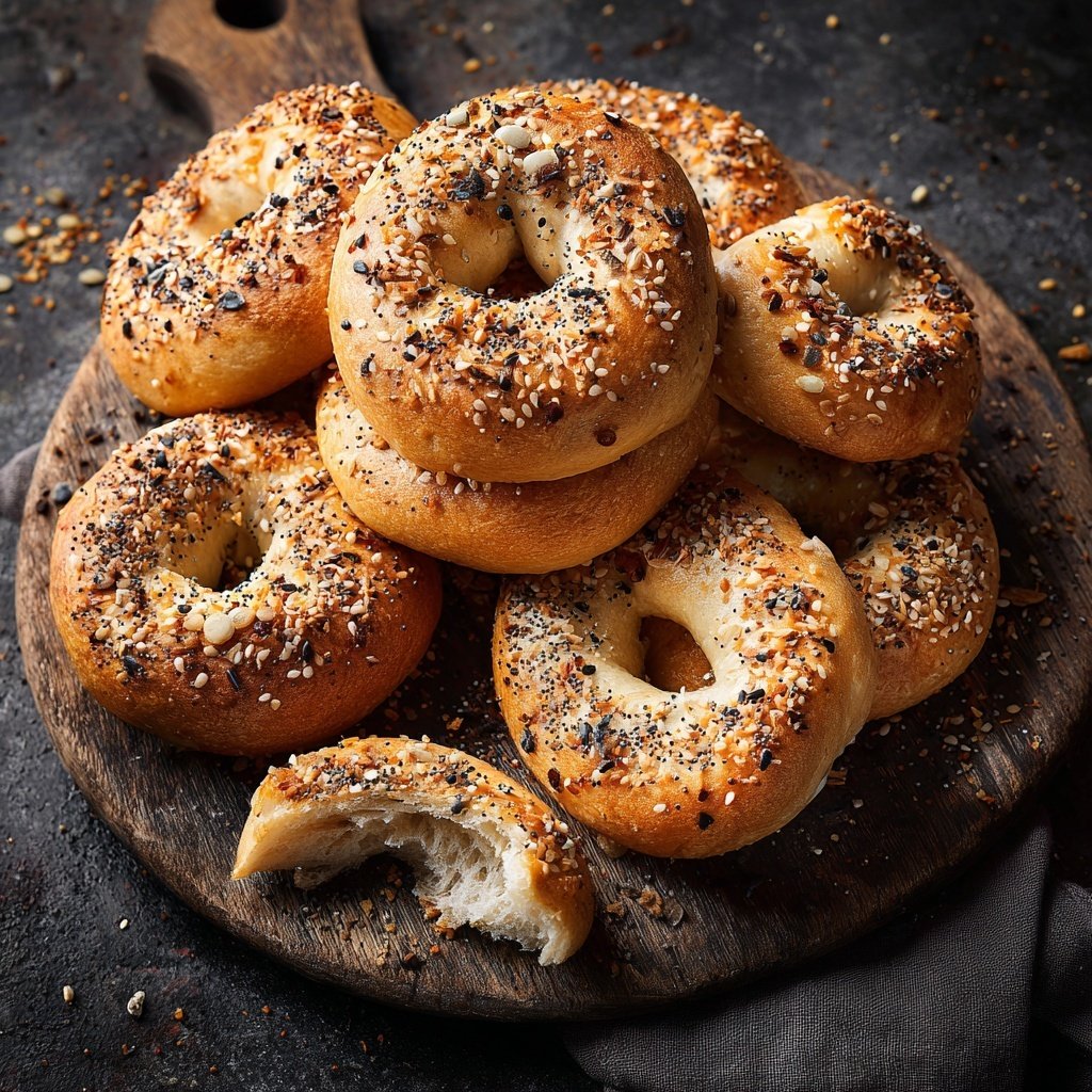 High Protein Bagels Meal Prep