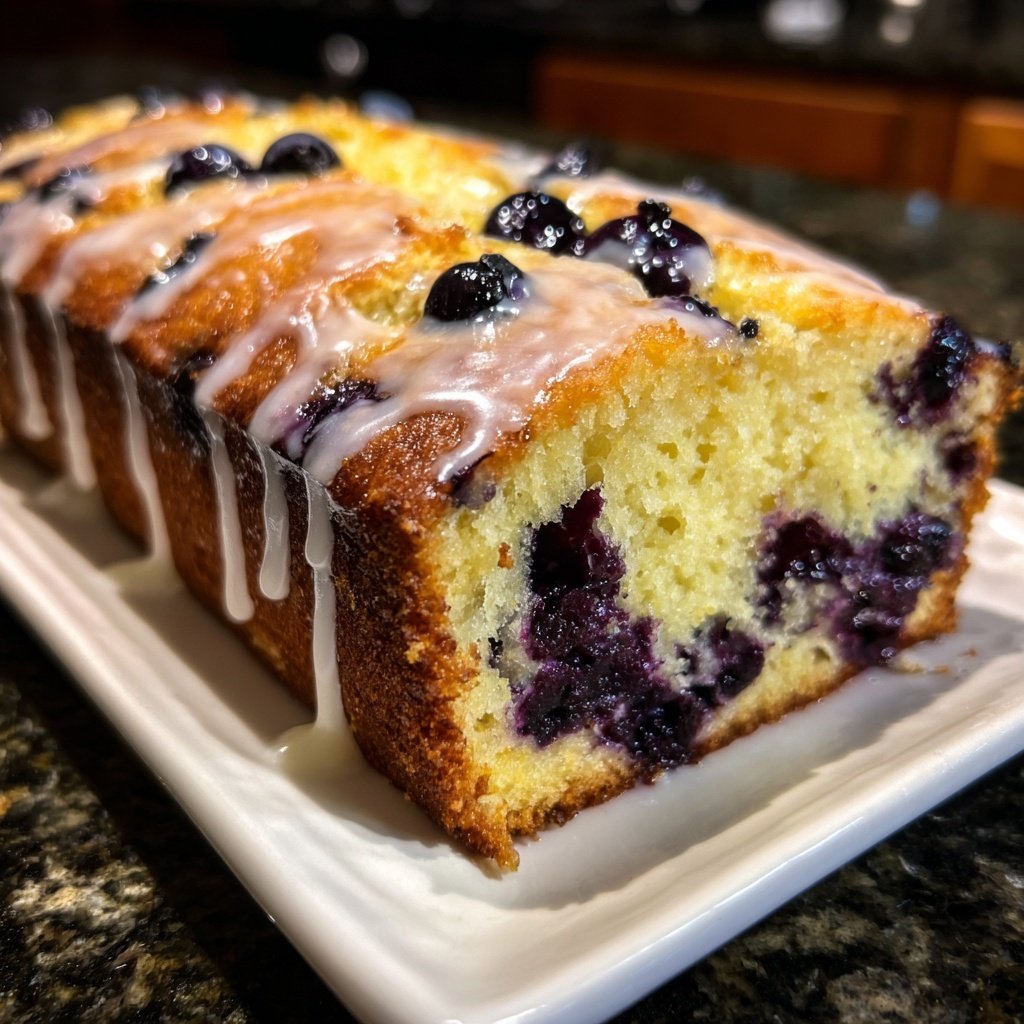 Baking & Desserts Lemon Blueberry Loaf Cake