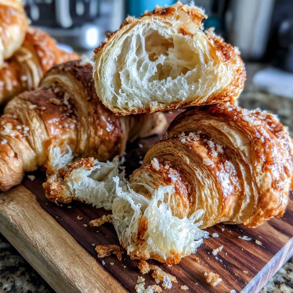 Homemade Croissants Without Mixer