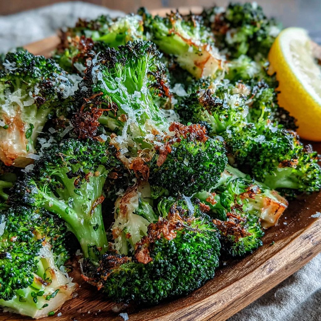 Roasted Broccoli With Garlic And Lemon