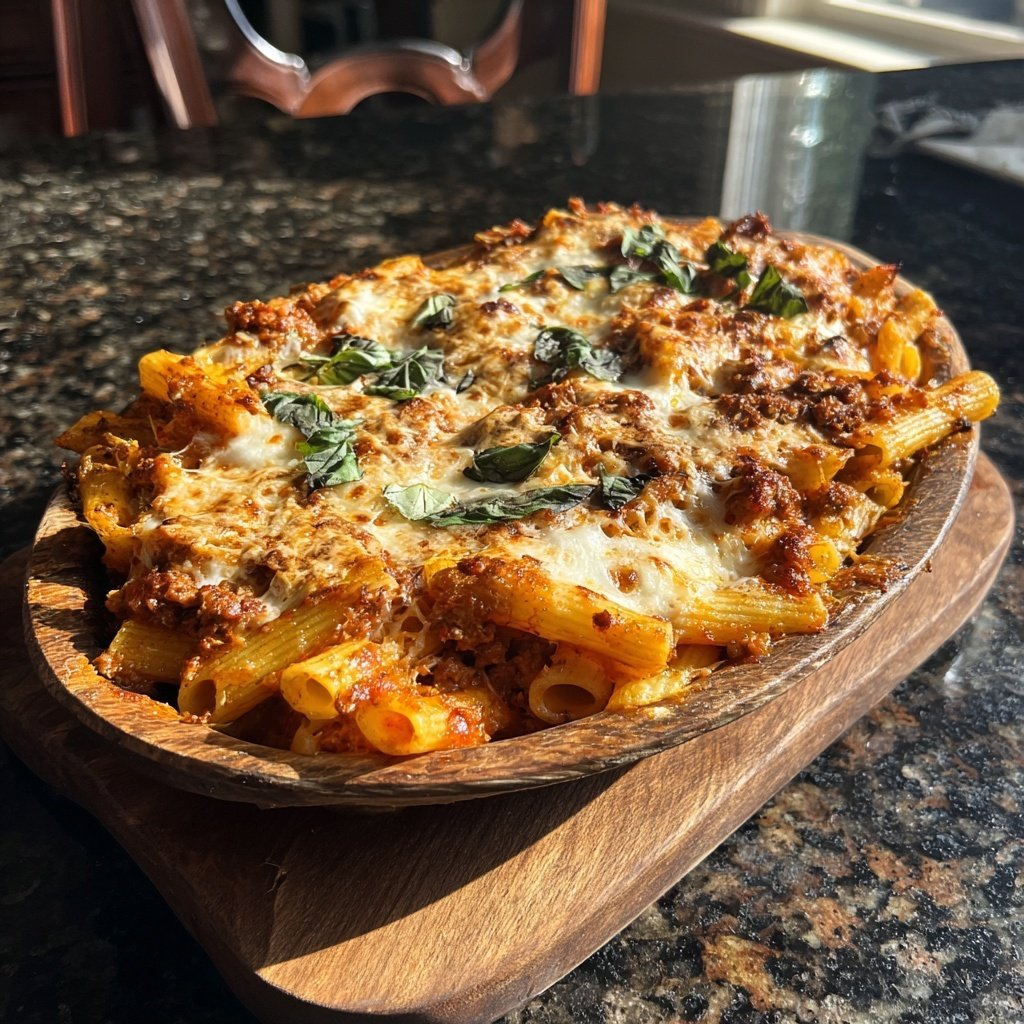 Quick Comfort Food Baked Ziti