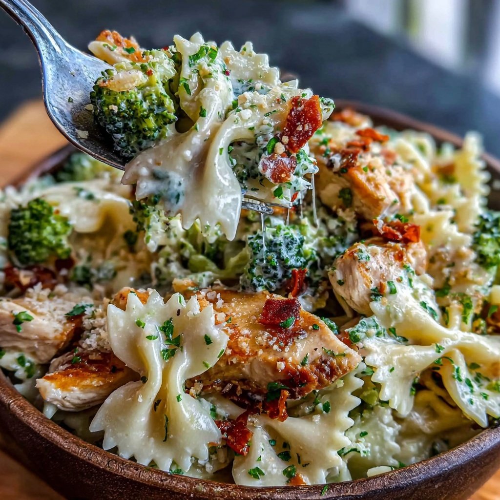 Bow Tie Pasta With Chicken And Broccoli